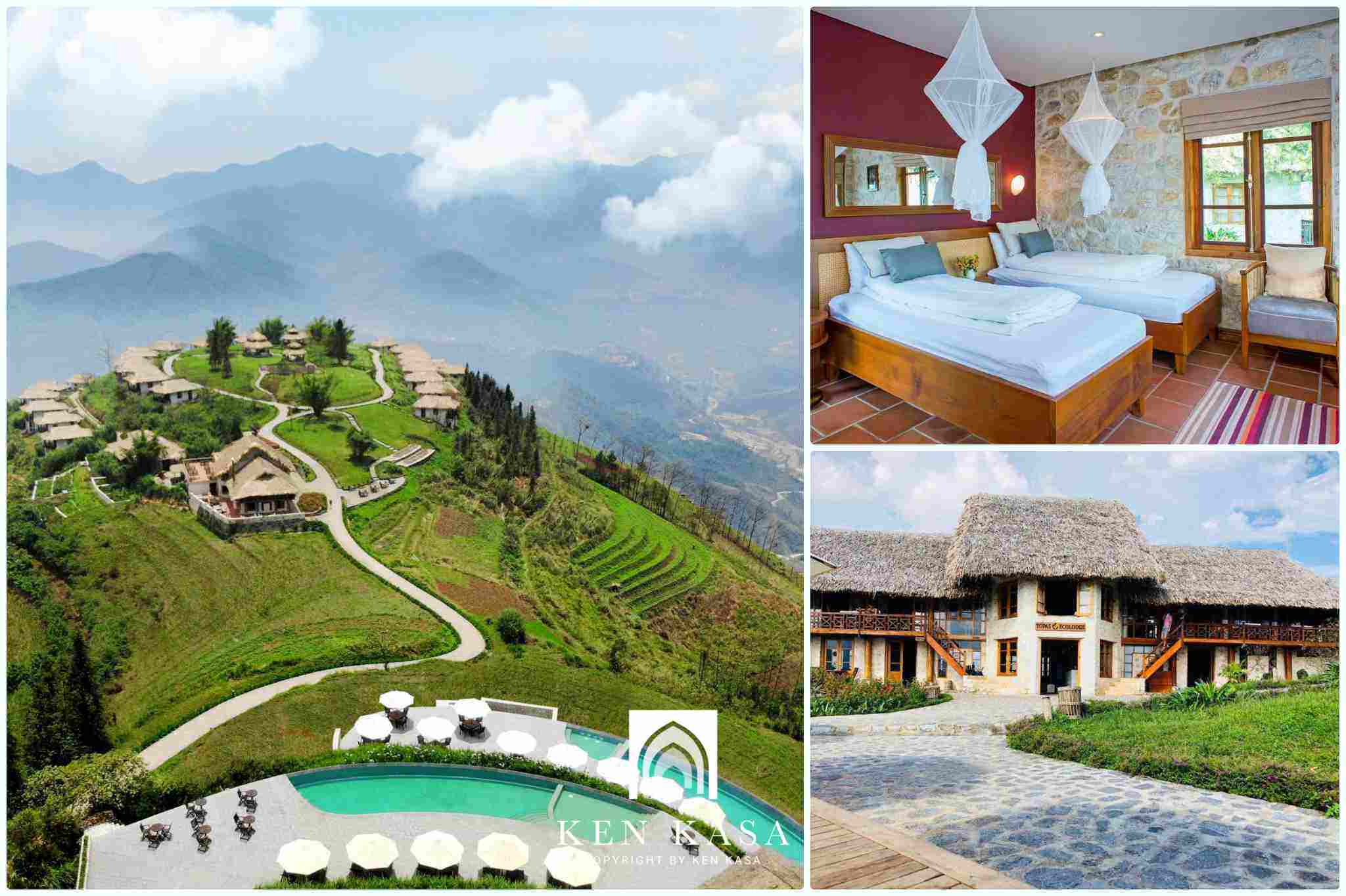 Mẫu nhà homestay trên đồi Topas ecolodge 